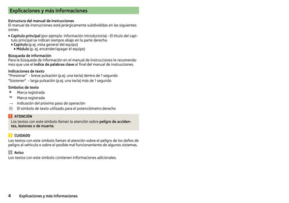 Skoda Swing Manual de Instrucciones 2014 - 2018