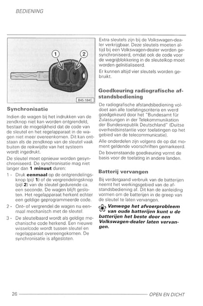 1998-2005 Volkswagen Lupo Gebruikershandleiding | Nederlands