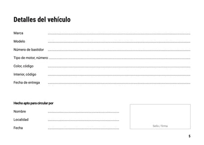 Manual de servicio