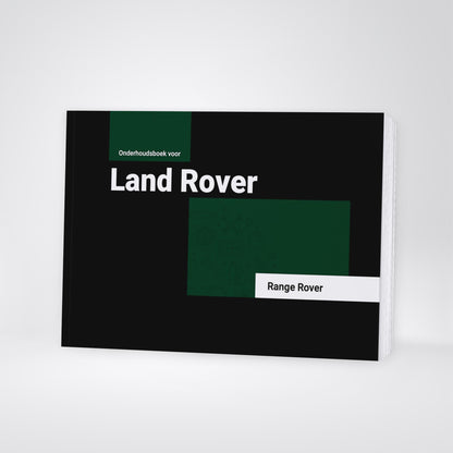 Onderhoudsboekje voor Land Rover Range Rover 2014 - 2021