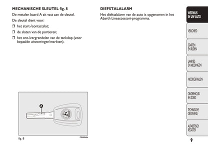 2010-2014 Abarth Punto Evo Gebruikershandleiding | Nederlands