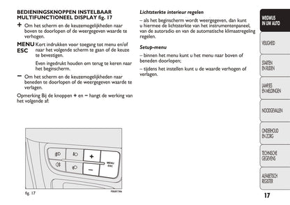 2010-2014 Abarth Punto Evo Owner's Manual | Dutch