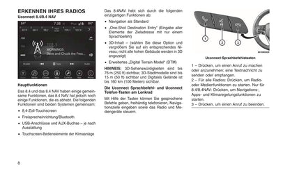 Jeep Compass Uconnect 8.4 / 8.4 NAV