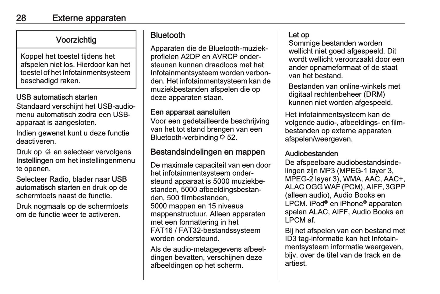 Opel Karl Infotainment System Handleiding 2017 - 2019