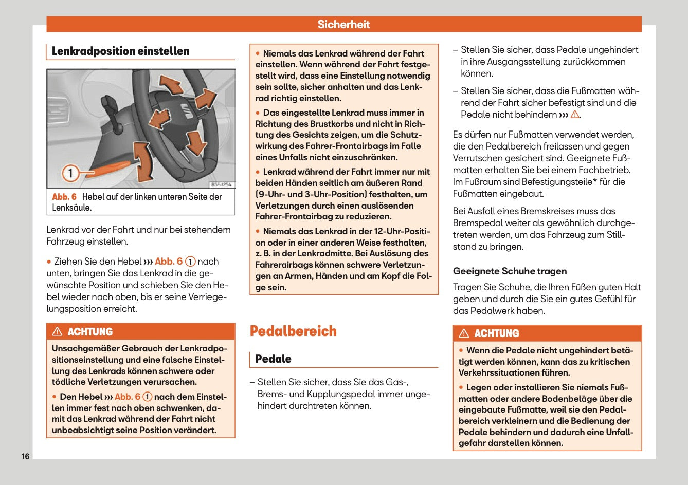 2020 Seat Leon Owner's Manual | German