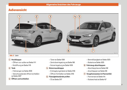 2020-2023 Seat Leon Gebruikershandleiding | Duits