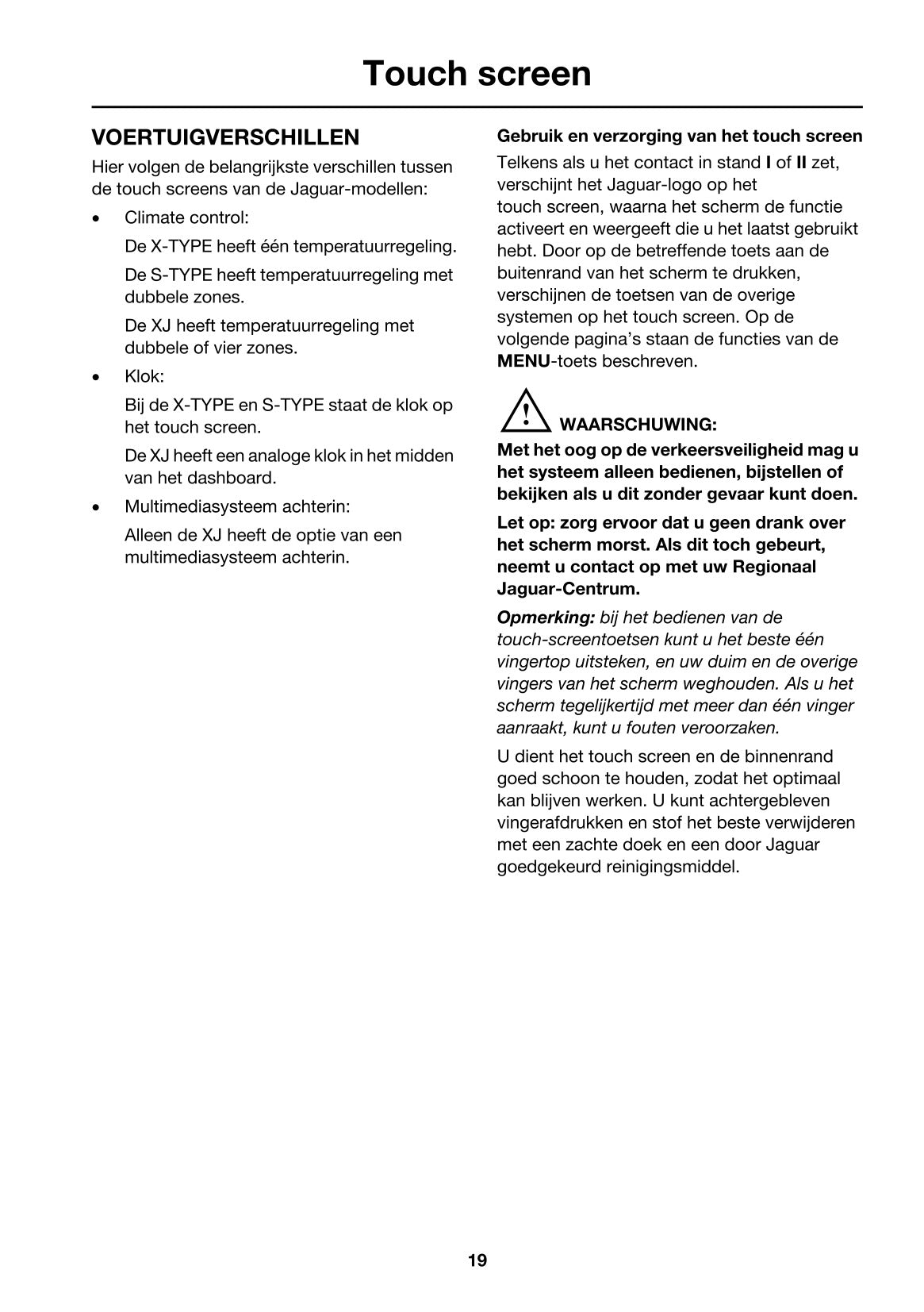 Jaguar XJ Navigatiesysteem Handleiding 2007 - 2009