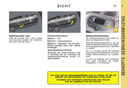 2000-2001 Citroën Xsara Picasso Owner's Manual | Dutch