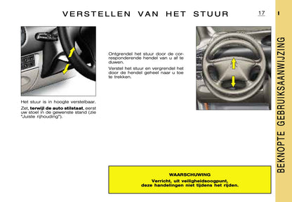 2000-2001 Citroën Xsara Picasso Owner's Manual | Dutch