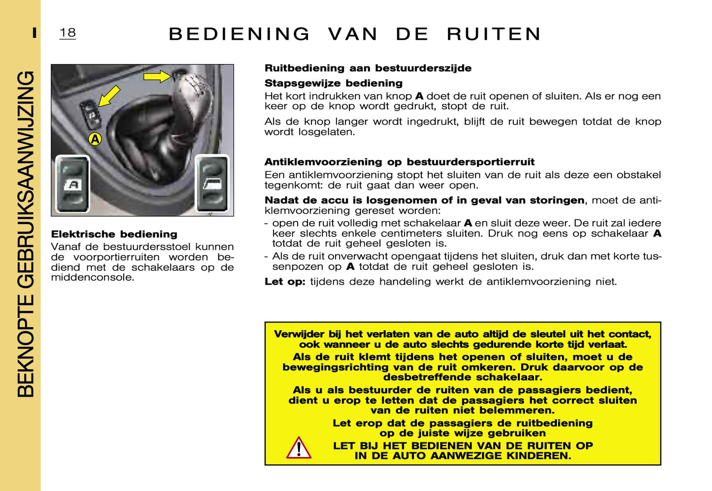 2000-2001 Citroën Xsara Picasso Owner's Manual | Dutch