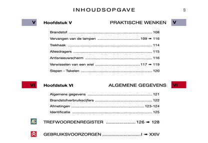 2000-2001 Citroën Xsara Picasso Owner's Manual | Dutch