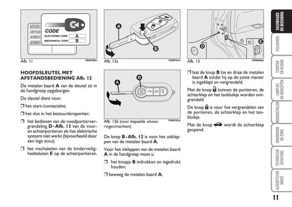 2003-2010 Fiat Idea Manuel du propriétaire | Néerlandais