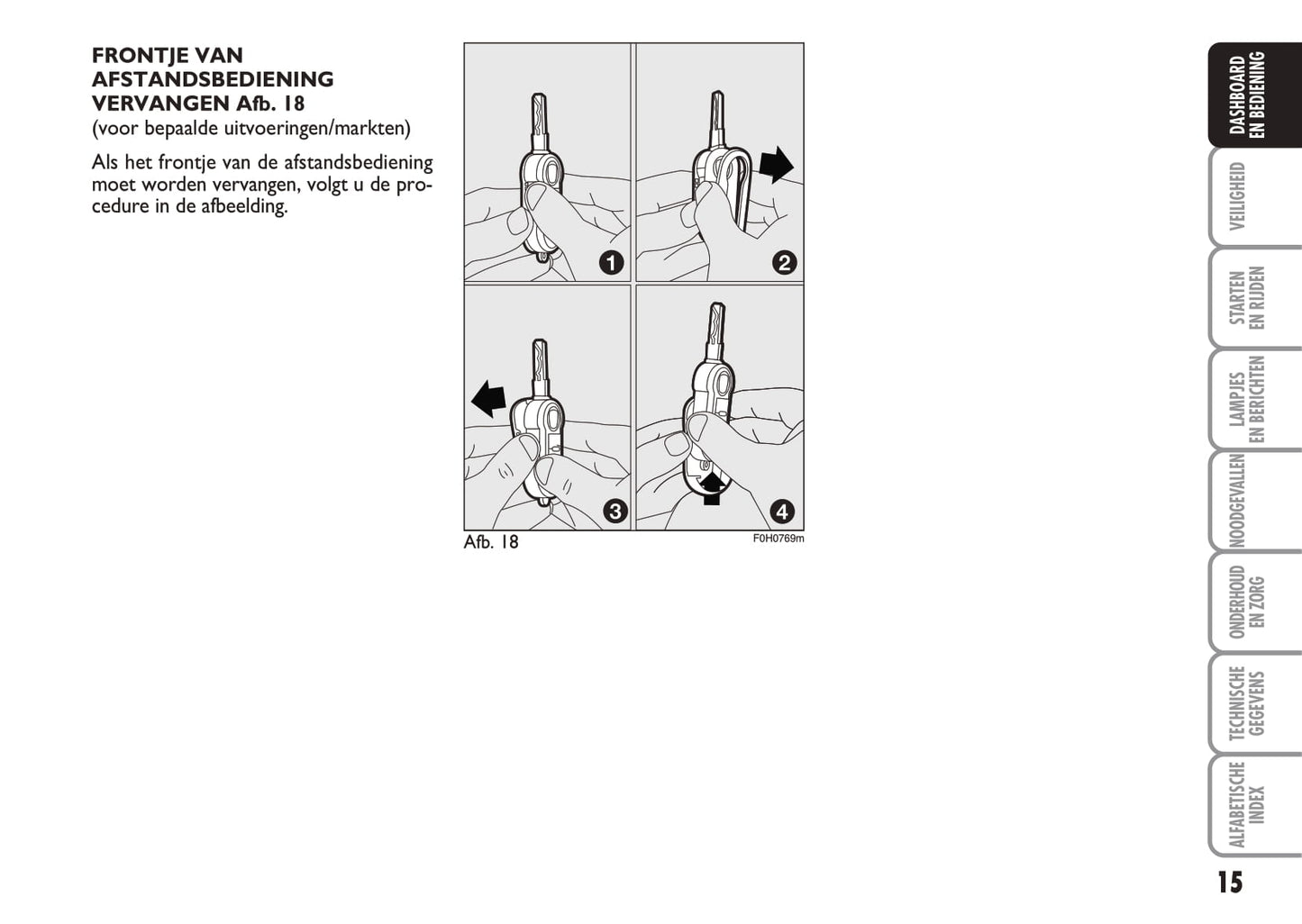 2005-2006 Fiat Idea Owner's Manual | Dutch