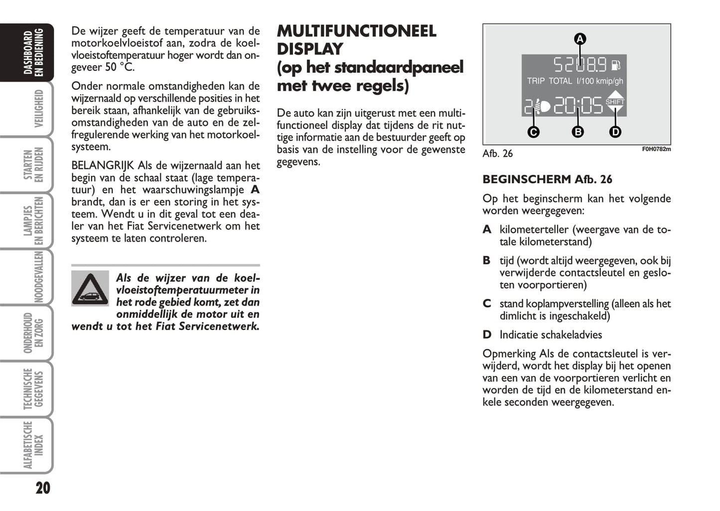 2003-2010 Fiat Idea Manuel du propriétaire | Néerlandais