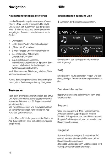 BMW Link Bedienungsanleitung 2011