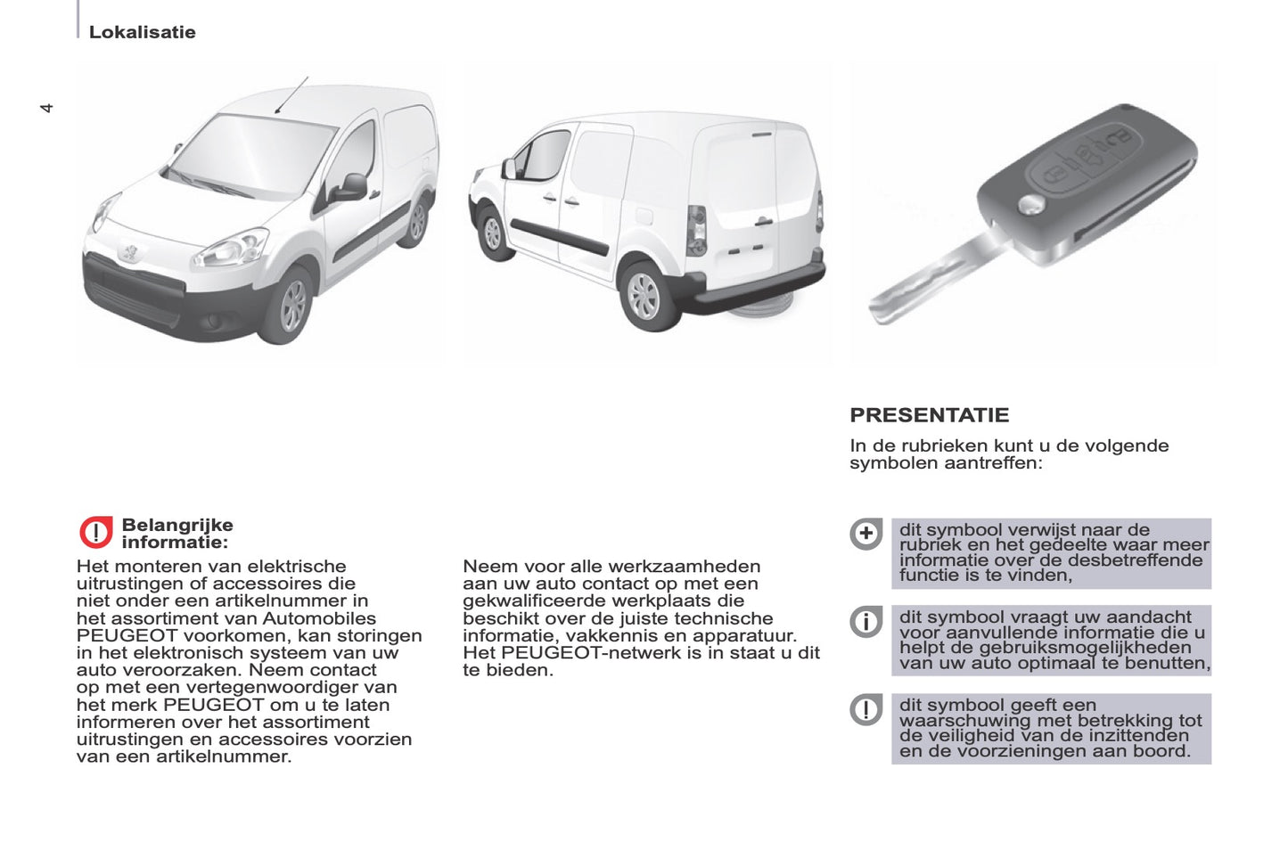 2014-2015 Peugeot Partner Manuel du propriétaire | Français