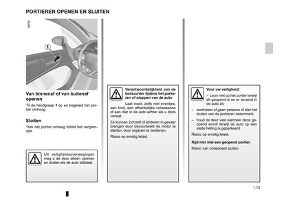 2012-2013 Renault Twizy Z.E. Bedienungsanleitung | Niederländisch