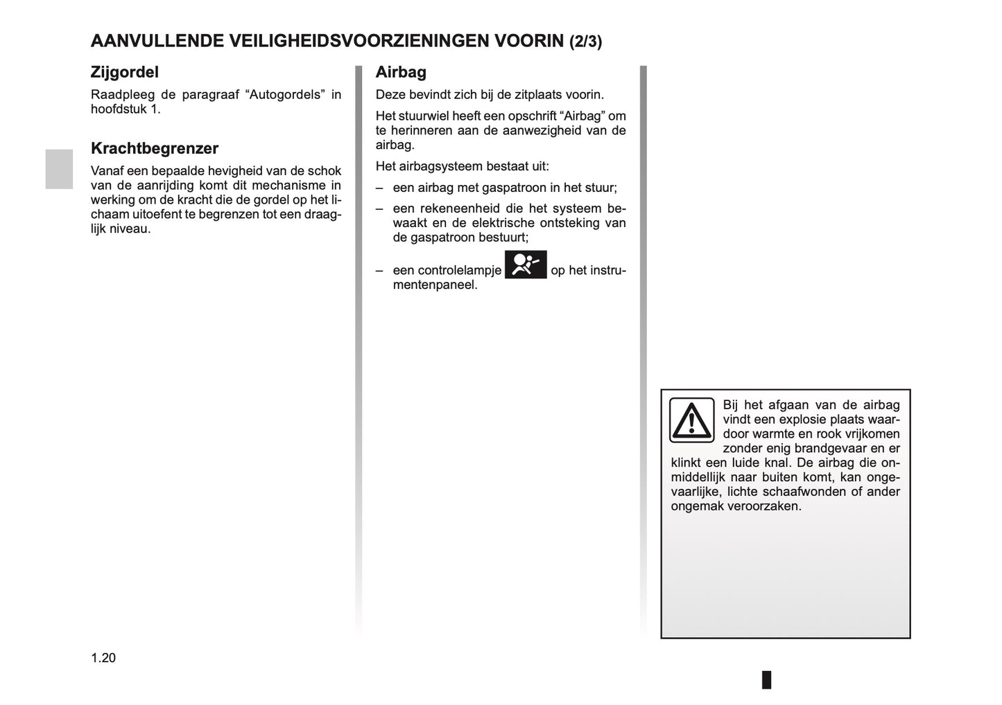 2012-2013 Renault Twizy Z.E. Bedienungsanleitung | Niederländisch