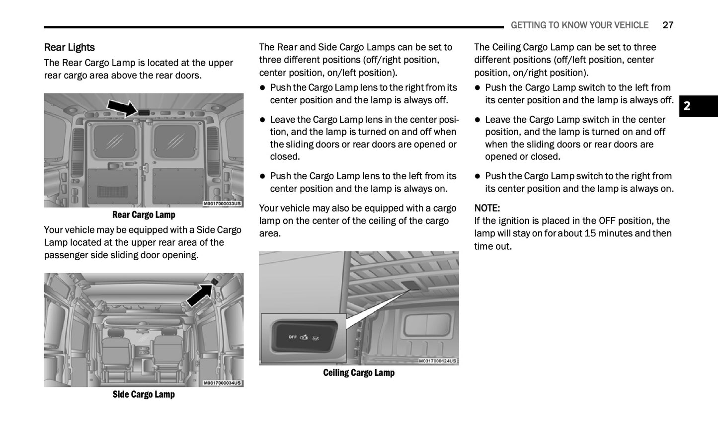 2020 Ram ProMaster 1500/ProMaster 2500/ProMaster 3500 Owner's Manual | English