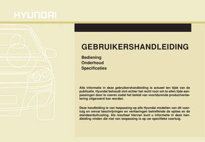 2013-2017 Hyundai i10 Gebruikershandleiding | Nederlands