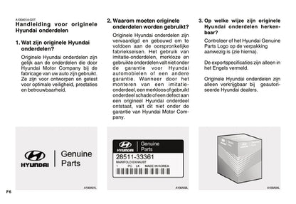 2005-2011 Hyundai Getz Gebruikershandleiding | Nederlands