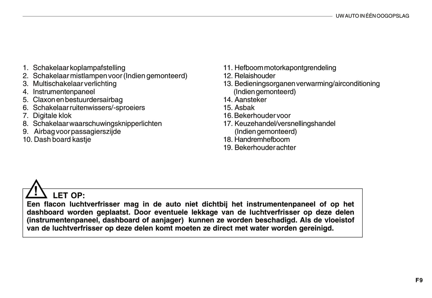 2007-2008 Hyundai Getz Bedienungsanleitung | Niederländisch