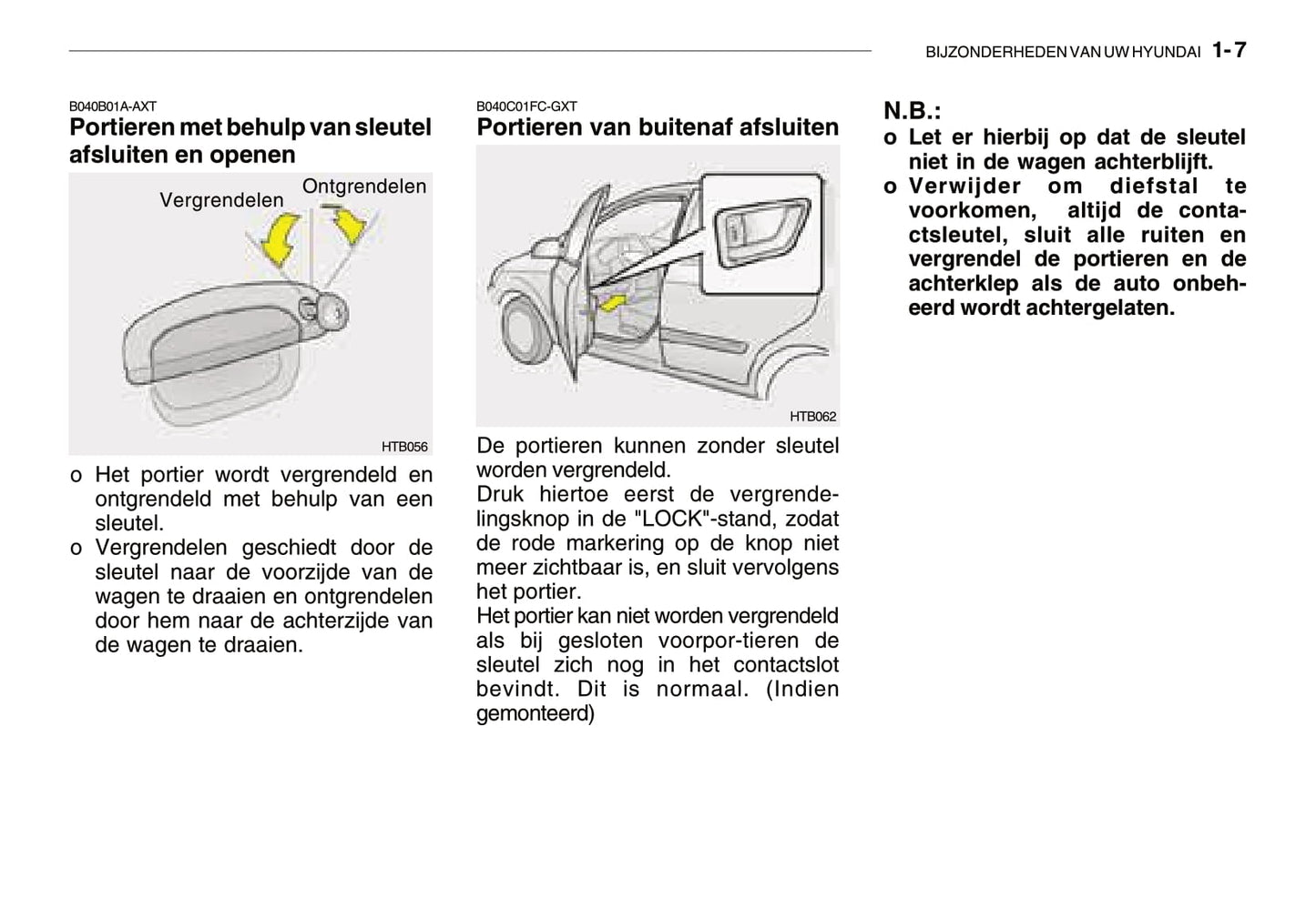 2007-2008 Hyundai Getz Bedienungsanleitung | Niederländisch