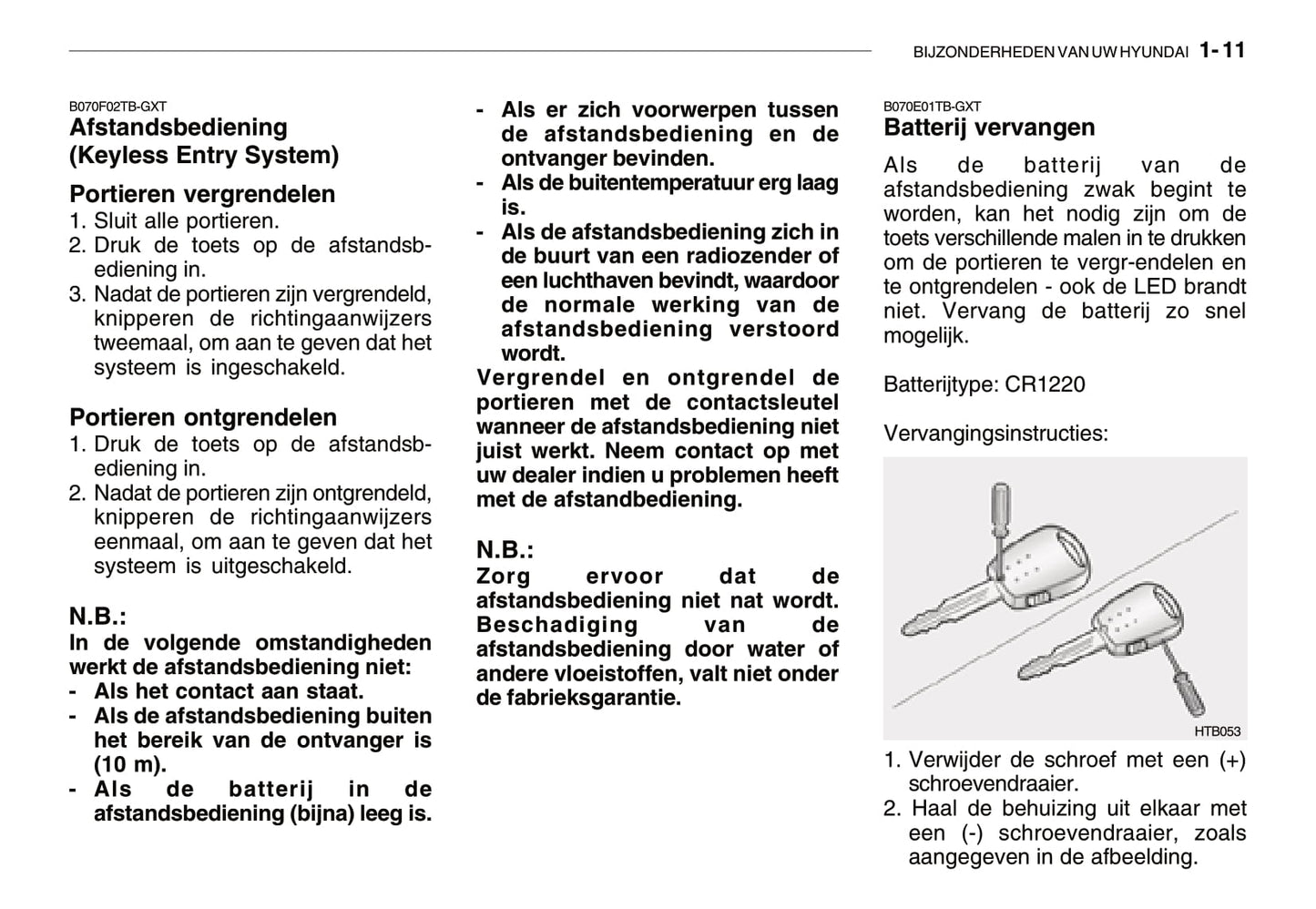 2007-2008 Hyundai Getz Bedienungsanleitung | Niederländisch