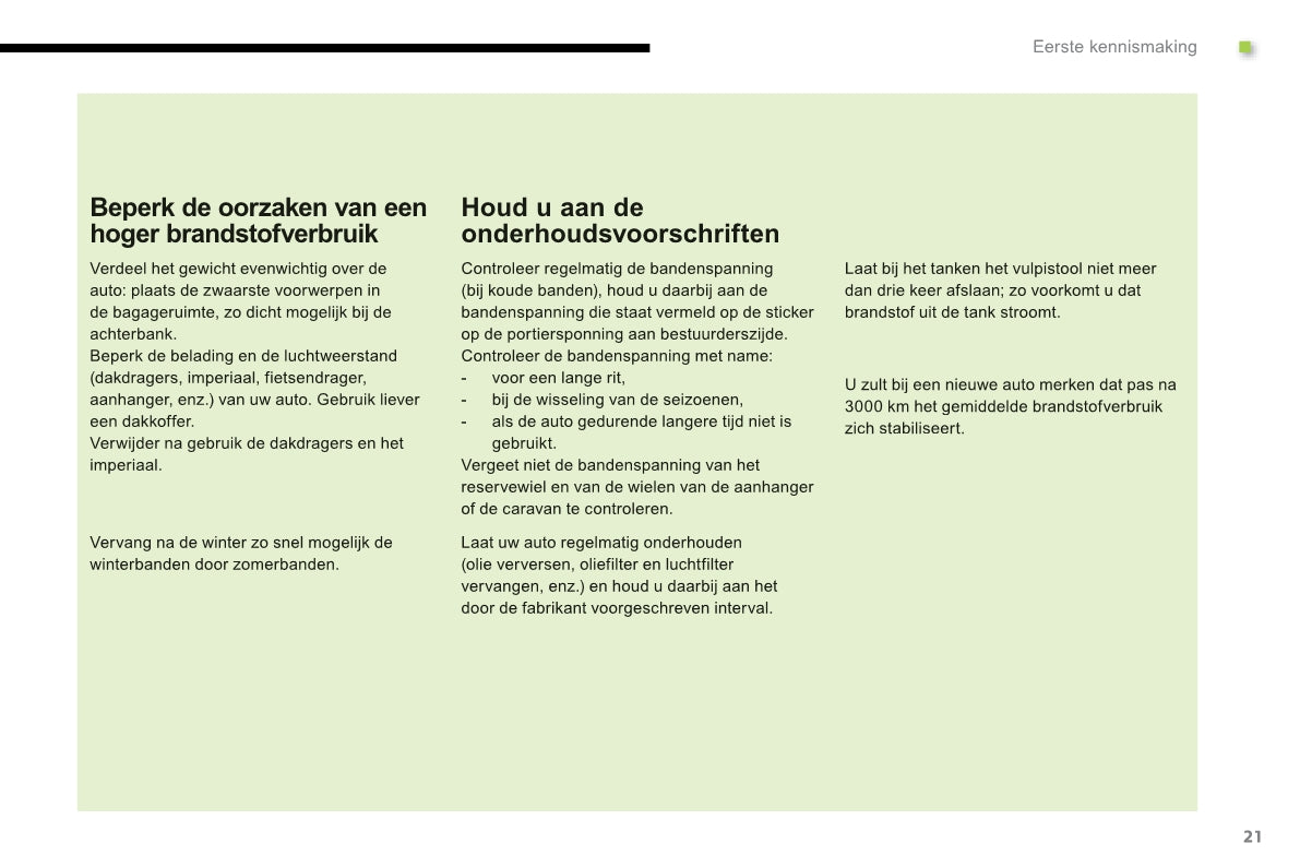 2012-2014 Citroën C-Elysée Owner's Manual | Dutch