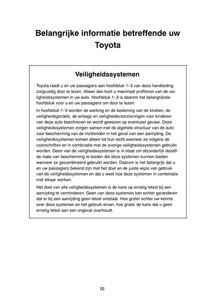 2011-2012 Toyota Yaris Gebruikershandleiding | Nederlands