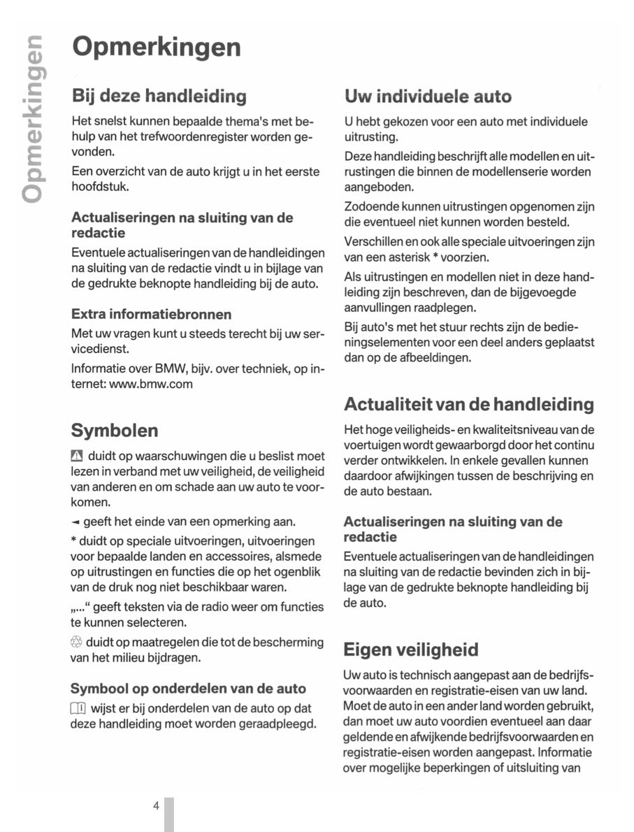 2011-2012 BMW X3 Gebruikershandleiding | Nederlands
