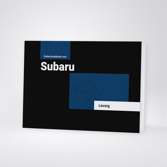 Onderhoudsboekje voor Subaru Levorg 2016 - 2021