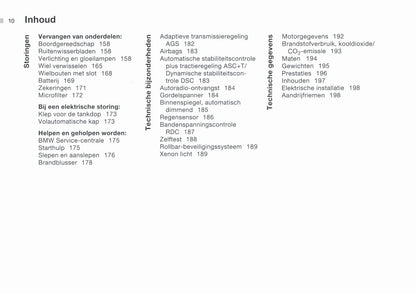 2000-2003 BMW 3 Series Cabrio Owner's Manual | Dutch