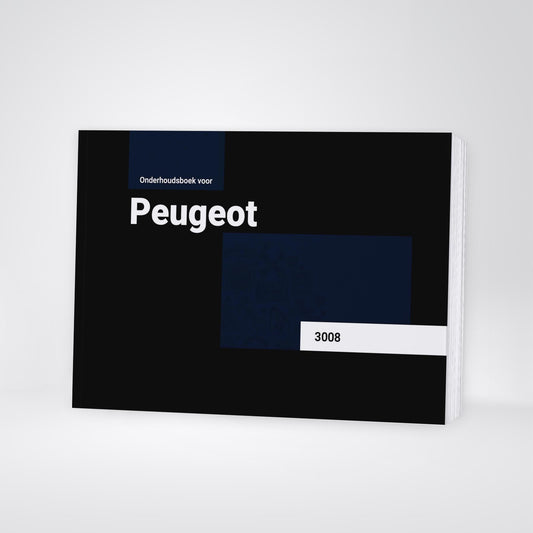 Onderhoudsboekje voor Peugeot 3008 2016 - 2023