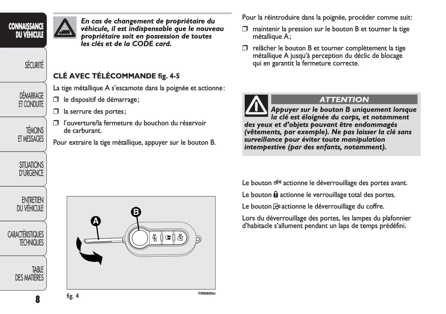 2012-2014 Fiat Ducato Manuel du propriétaire | Français