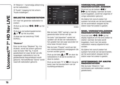 Fiat 500L Uconnect Radio Live 7.0 Handleiding 2019