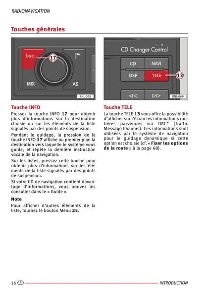 Seat Radio-Navigation Guide d'instructions