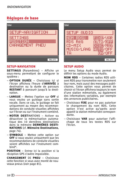 Seat Radio-Navigation Guide d'instructions