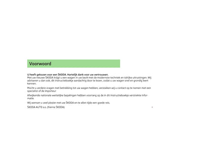 2012-2013 Skoda Octavia Gebruikershandleiding | Nederlands