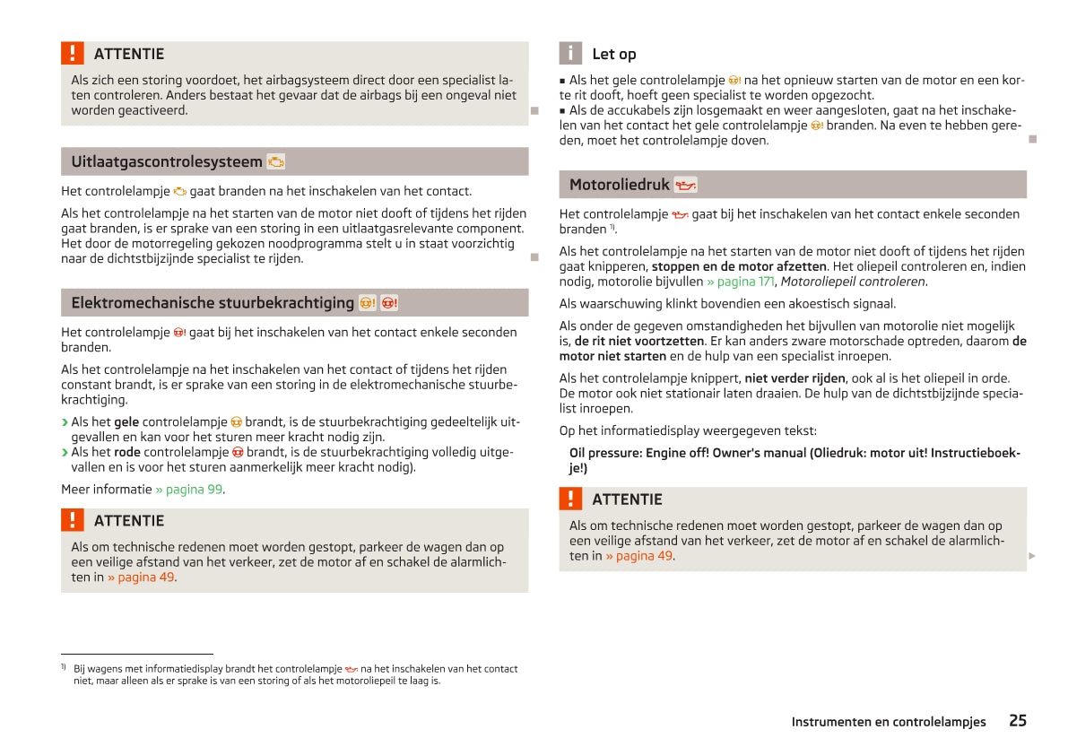 2008-2012 Skoda Octavia Owner's Manual | Dutch