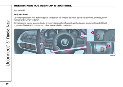 Fiat 500X Uconnect Radio NAV 5.0 Handleiding 2016