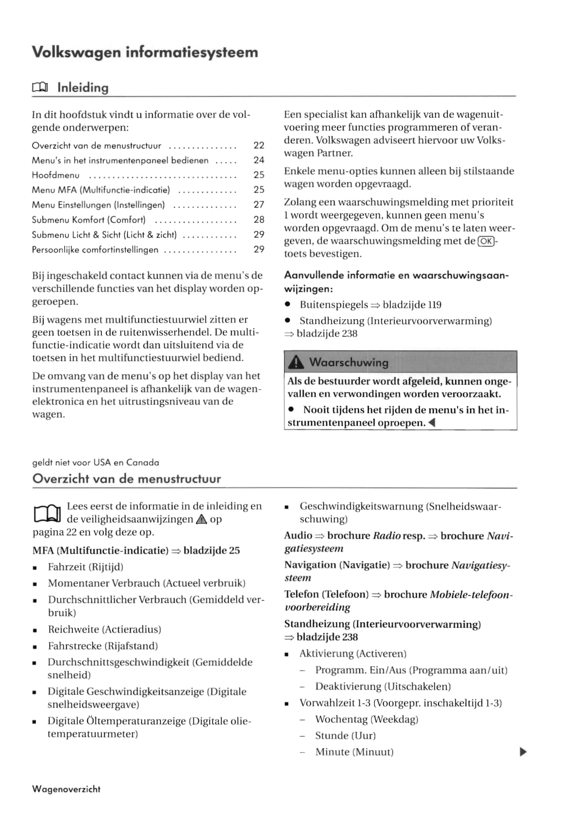 2007-2011 Volkswagen Tiguan Gebruikershandleiding | Nederlands