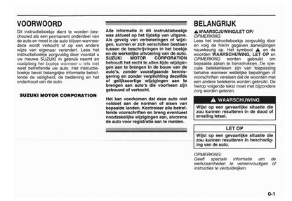 2002-2003 Suzuki Alto Gebruikershandleiding | Nederlands