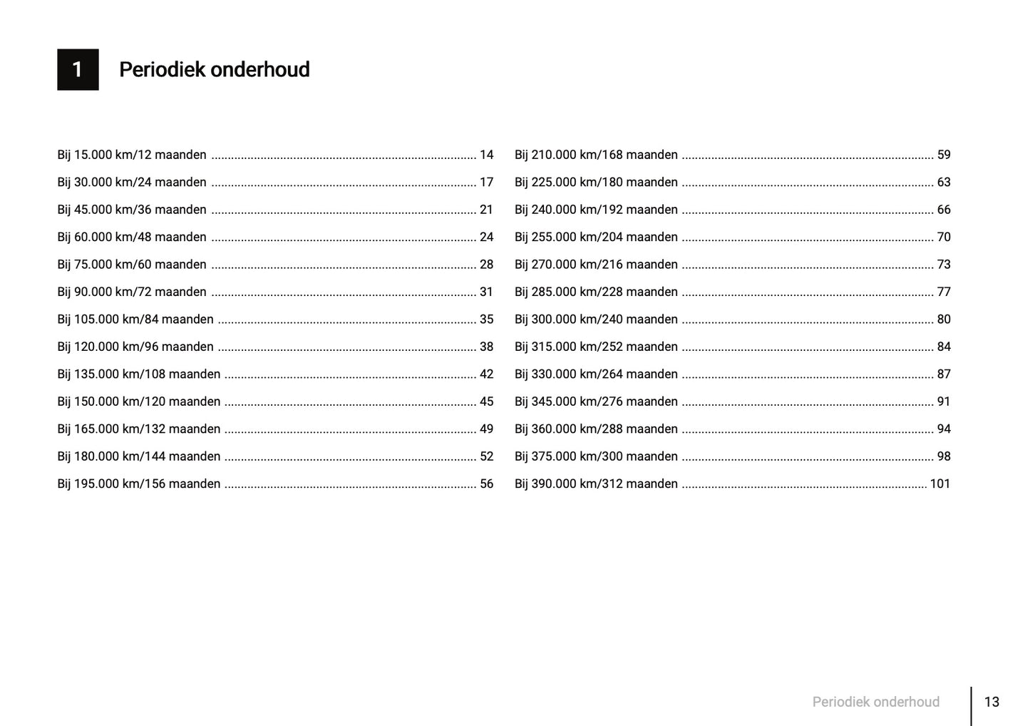 Onderhoudsboekje voor Audi A3 2013 - 2020
