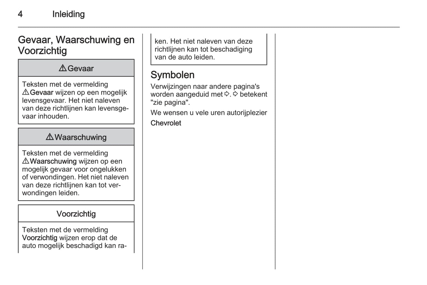 2010-2015 Chevrolet Orlando Owner's Manual | Dutch