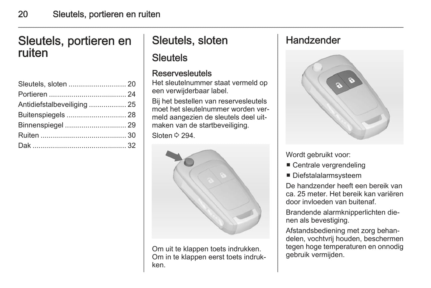 2010-2015 Chevrolet Orlando Owner's Manual | Dutch