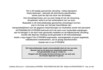 2005-2006 Citroën C4 Gebruikershandleiding | Nederlands