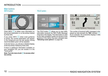 Skoda Radio Navigation System Bedienungsanleitung 2003