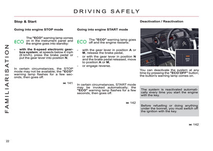2012-2014 Citroën C5 Owner's Manual | English