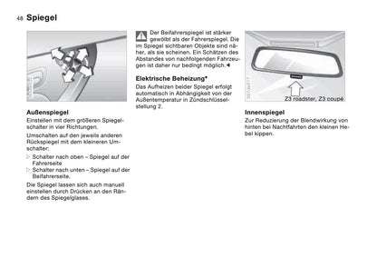 1997-1998 BMW Z3/Z3 M Gebruikershandleiding | Duits